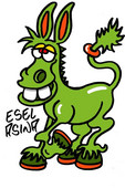 Cartoon Esel Asina (Donkey)