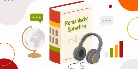 Romanische Sprachen Dekorbild