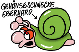 Cartoon Eberhard Schnecke