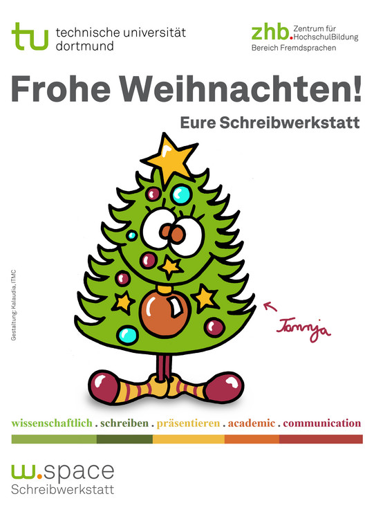 Cartoon Frohe Weihnachten